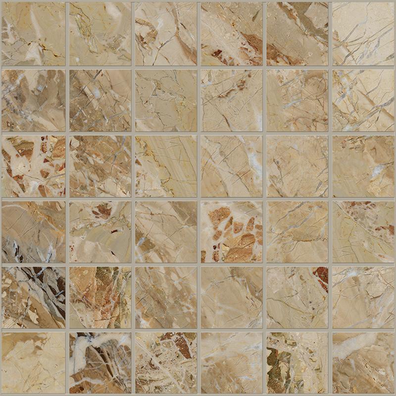 KEOPE 9CENTO Mosaico Aurora Beige 30x30 cm 9 mm Lux