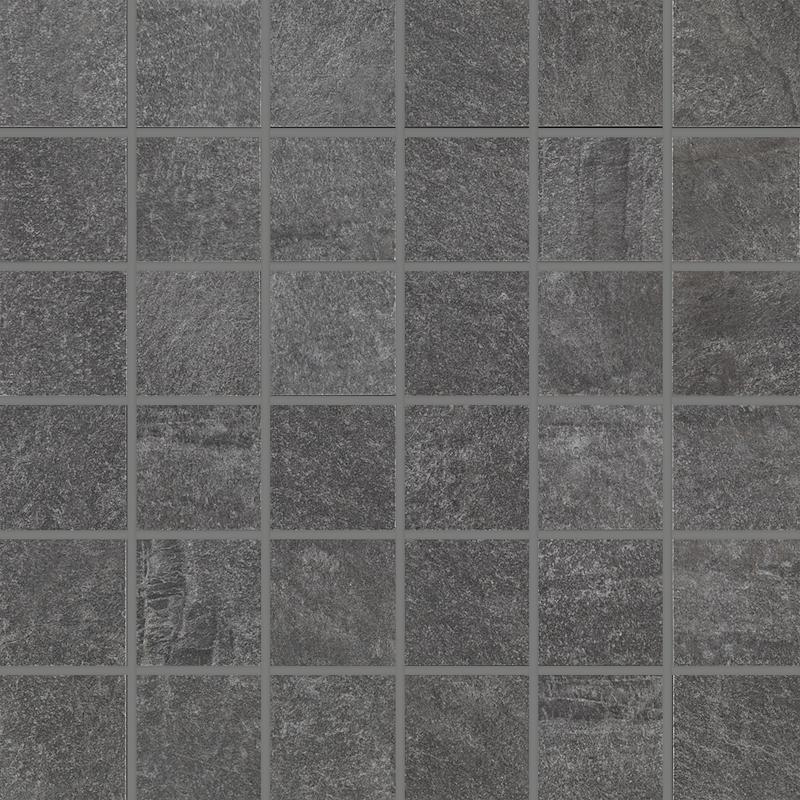 Abitare la ceramica GLAMSTONE Smoke Mosaico 30x30 cm 8.2 mm Matte R10