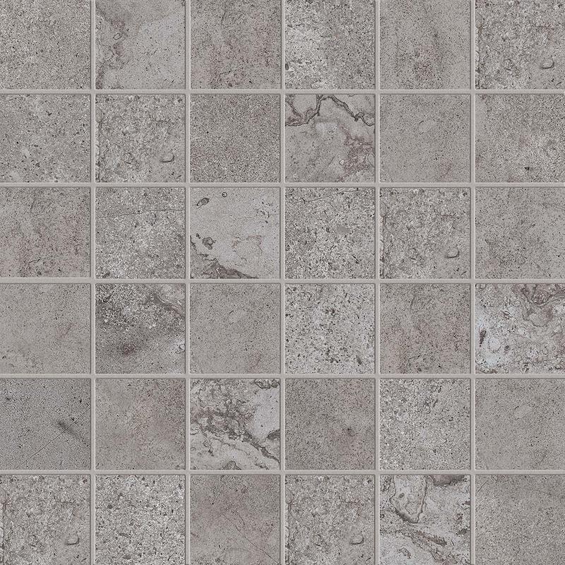 ABK ALPES RAW Mosaico Quadretti Lead 30x30 cm 8.5 mm Matte