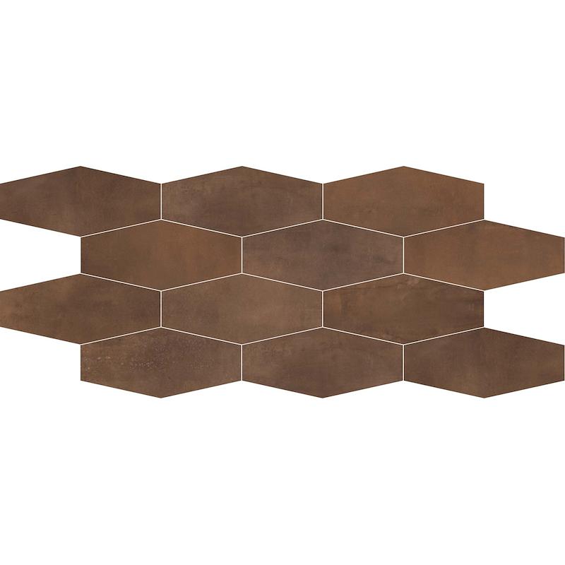 ABK INTERNO 9 Mosaico Losanga Rust 30x60 cm 8.5 mm Matte