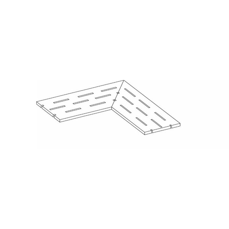 ABK LAB325 Griglia Angolare DX Base Ash 15x60 cm 20 mm Strukturiert R11