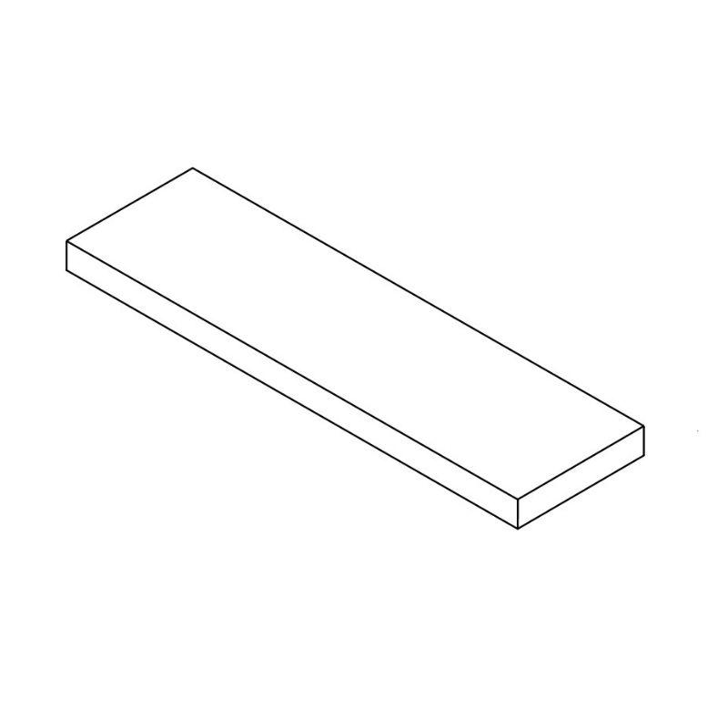 ABK LAB325 Gradone Angolare Top DX Base Ash 32x120x4,5 cm 8.5 mm Matte