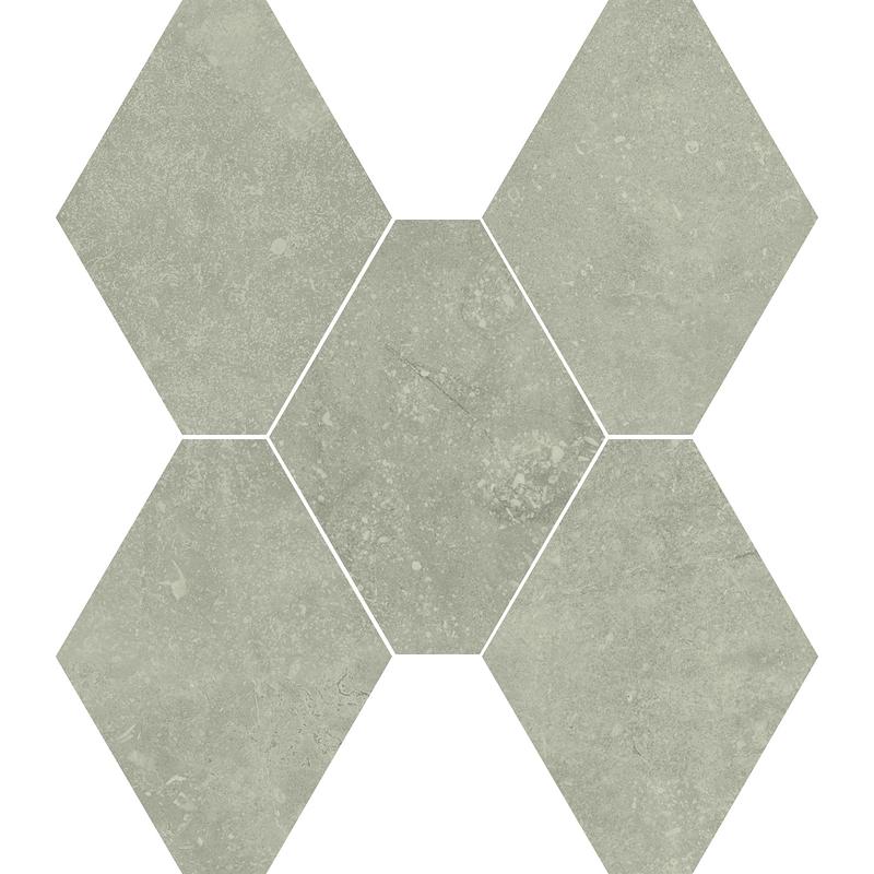 CASTELVETRO ABSOLUTE ESAGONA GRIGIO 34x39 cm 10 mm Matte