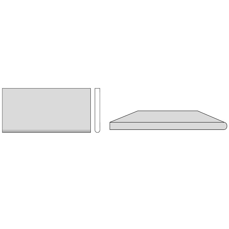 Energieker AGATHOS Round White 30x120 cm 20 mm Strukturiert