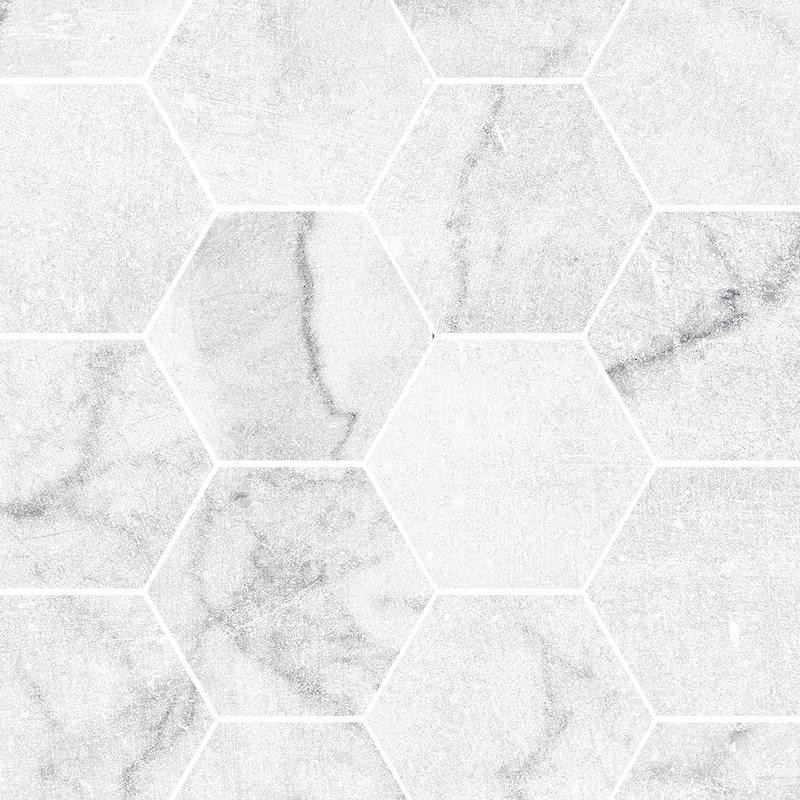 Magica ANTICA Hexagon Carrara White