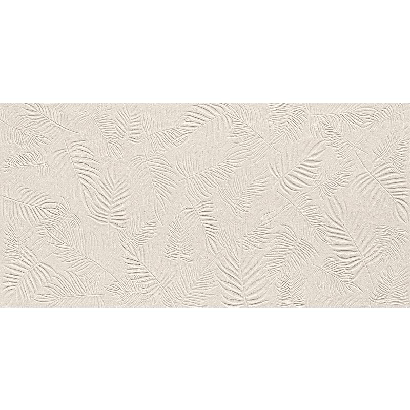 Atlas Concorde 3D WALL CARVE Leaf Ivory 40x80 cm 8.5 mm Matte