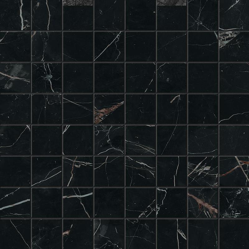 Atlas Concorde MARVEL DREAM Black Atlantis Mosaico Matt 30x30 cm 9 mm Matte