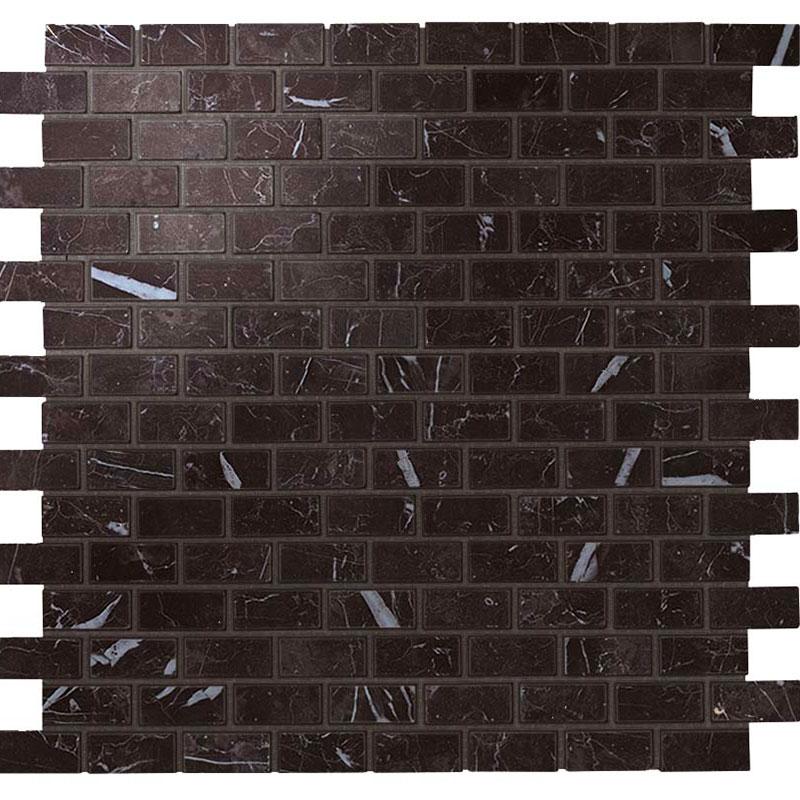 Atlas Concorde MARVEL STONE Nero Marquina Mosaico Burattato 29,8x29,8 cm 10 mm Geläppt