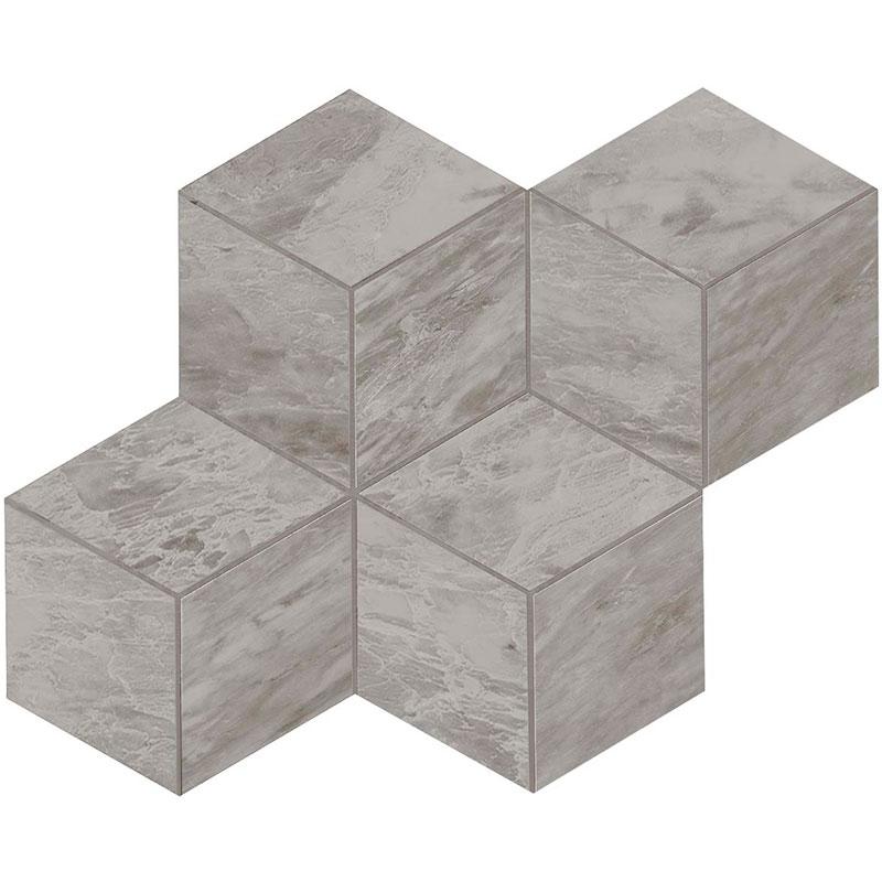 Atlas Concorde MARVEL STONE Bardiglio Grey Mosaico Esagono 30x35 cm 10 mm Geläppt