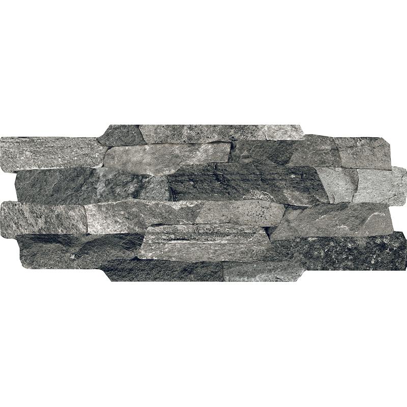 NOVABELL BRICK UP Breccia Antracite 16x40 cm 9 mm Matte