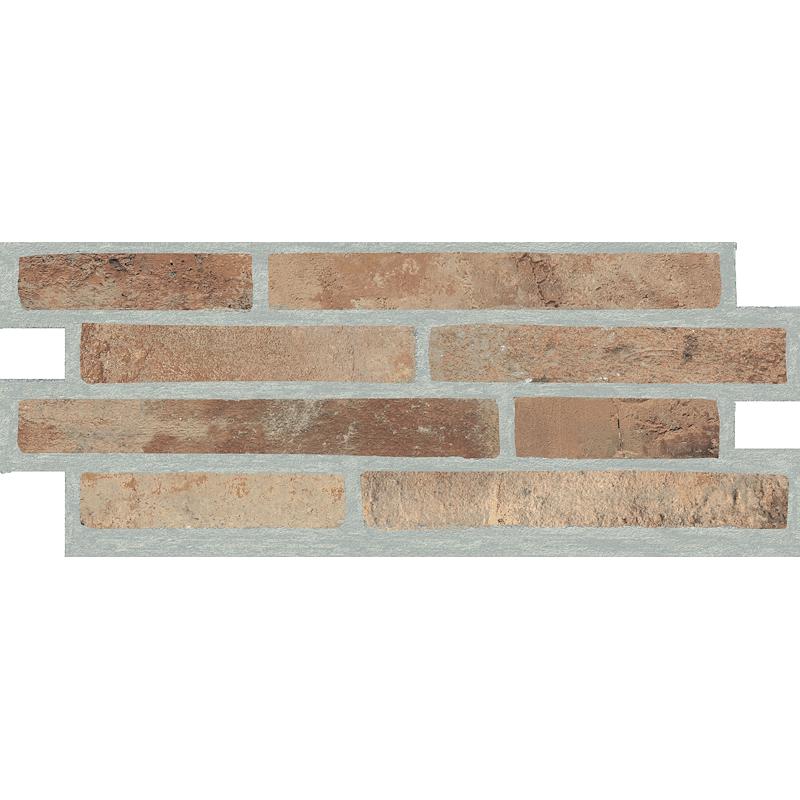 NOVABELL BRICK UP New York Red Brown 16x40 cm 9 mm Matte