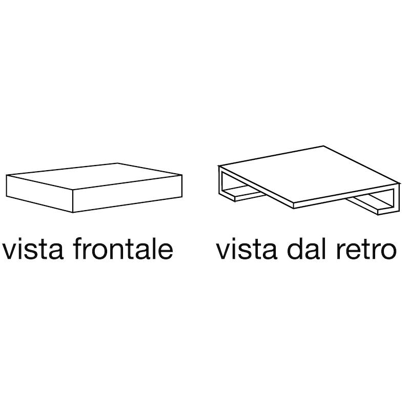 Gradone Angolare Costa Retta DX Albus