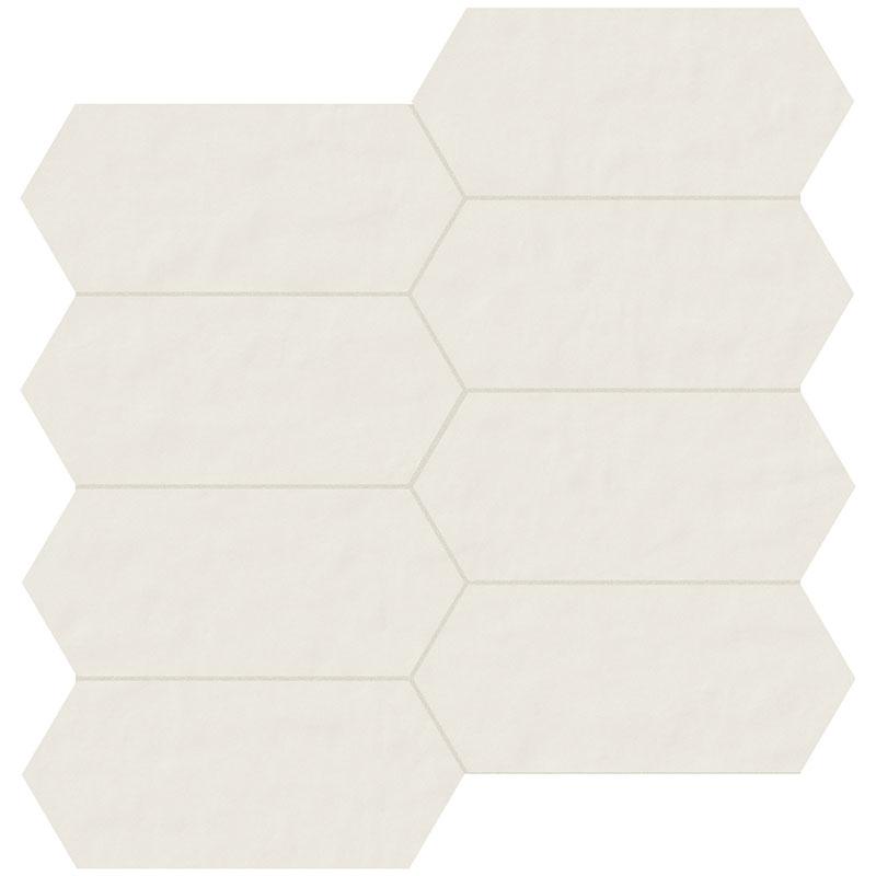 Creative Design NEUTRA 6.0 MOSAICO 01 BIANCO MOSAICO ESAGONO C 7,5x15 cm 6 mm Matte