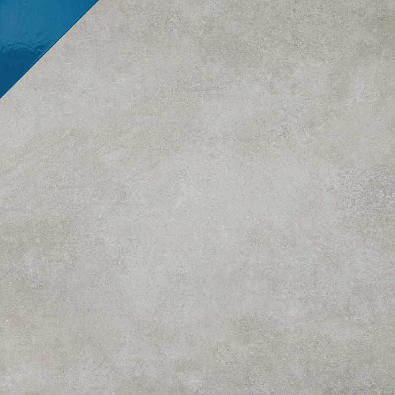 Cedit MATRICE Trama 3 azzurro 80x80 cm 9 mm Matte