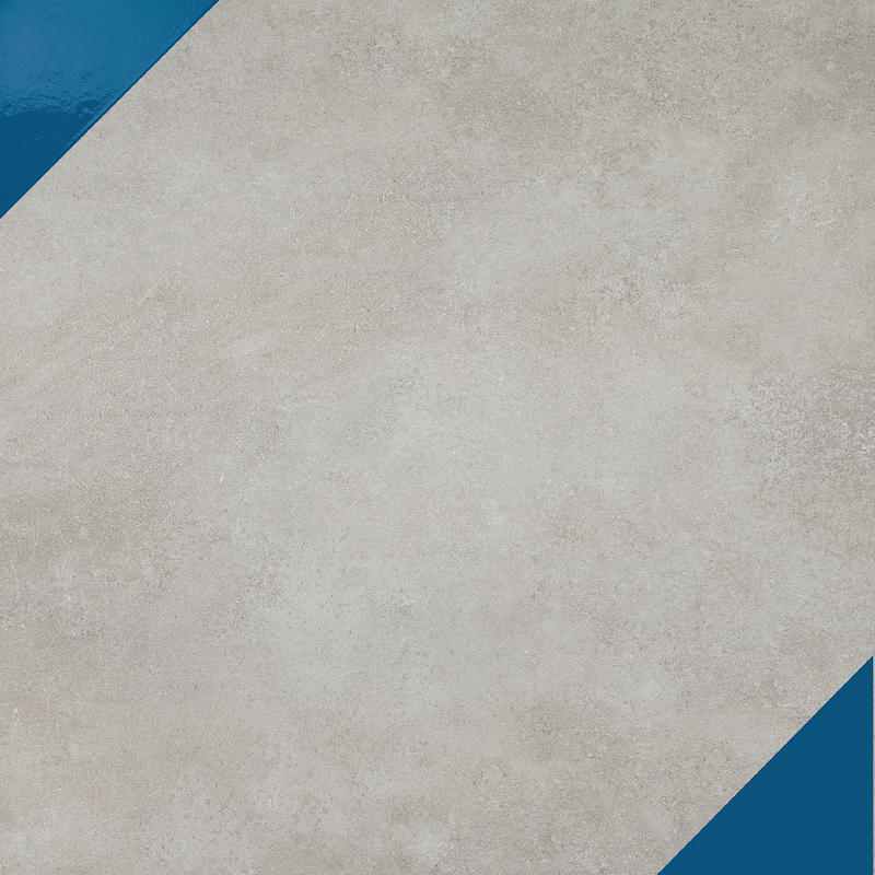 Cedit MATRICE Trama 3 azzurro 80x80 cm 9 mm Matte