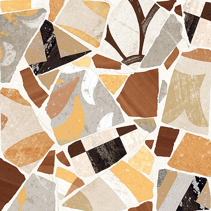 FIORANESE CEMENTINE COCCI COCCI OCRA 20x20 cm 10 mm Matte