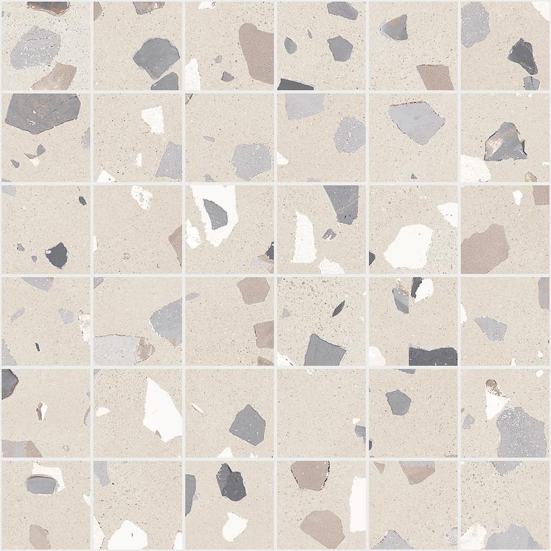 Ceramica Sant'Agostino DECONCRETE MOSAICO DE-MEDIUM SAND 30x30 cm 10 mm Matte