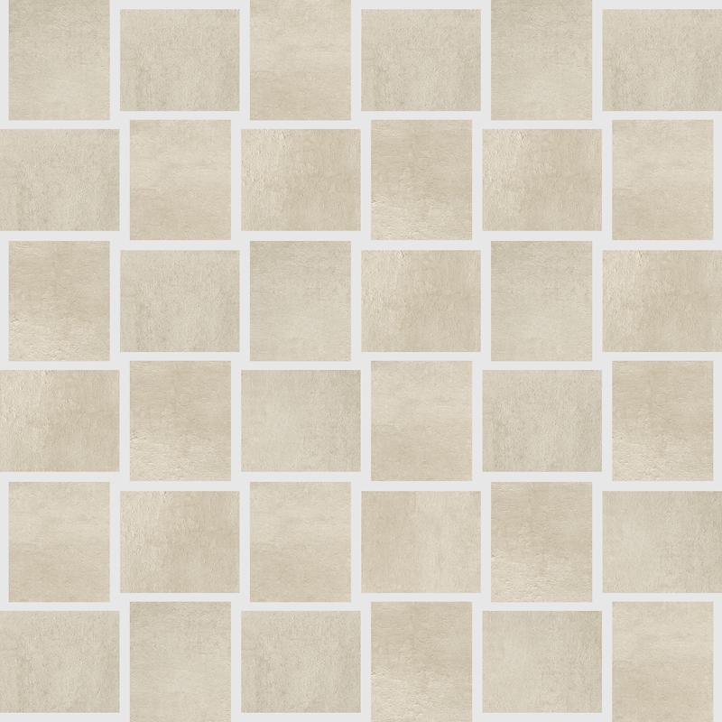 Gigacer CONCRETE MOSAICO ACTION WHITE 30x30 cm 4.8 mm Concrete