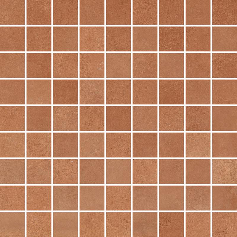 CERDOMUS Crete Mosaico 3x3 Terracotta 30x30 cm 9 mm Matte