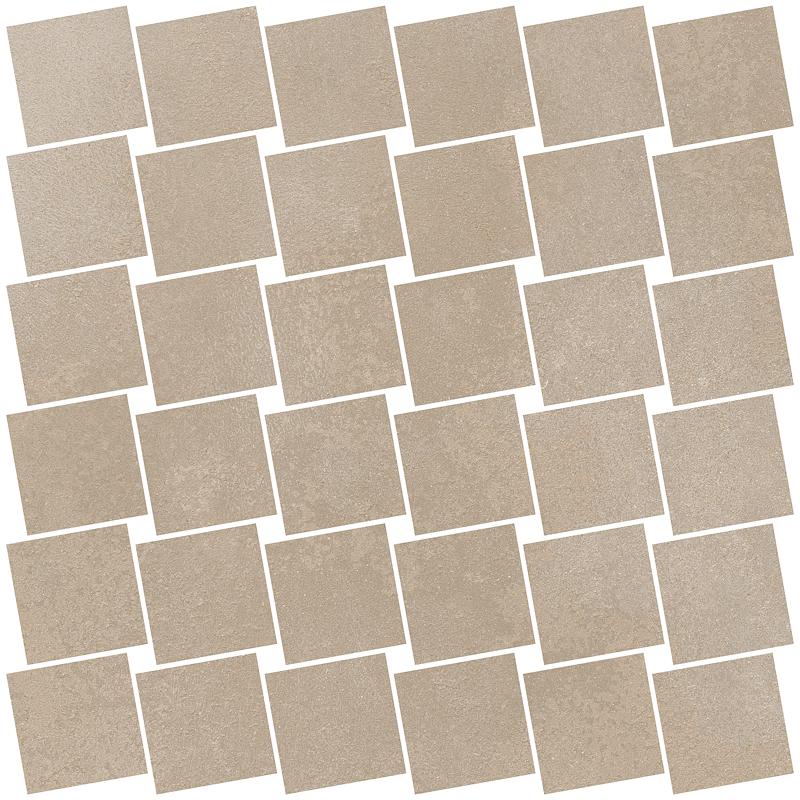 RONDINE CRUDA Mosaico Stucco Beige 30x30 cm 8.5 mm Matte