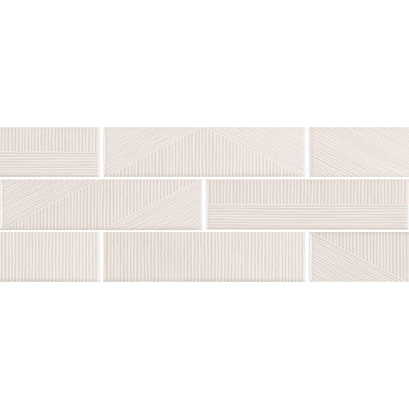 Ceramica Sant'Agostino DECORLINE STRIPEBRICK WHITE