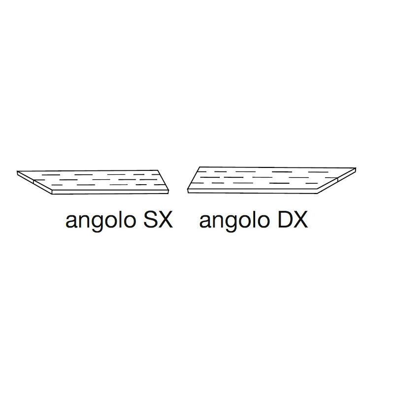 Tuscania DURANGO Griglia Angolare DX Medium 20x61 cm 20 mm Strukturiert