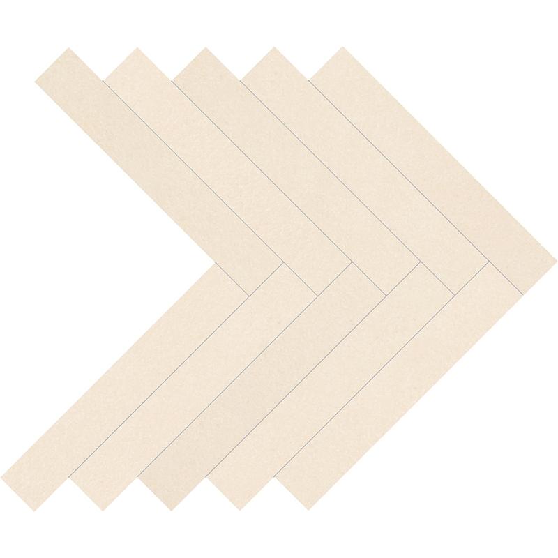 KEOPE ELEMENTS DESIGN Mosaico Herringbone Ivory 42x34,5 cm 9 mm Matte