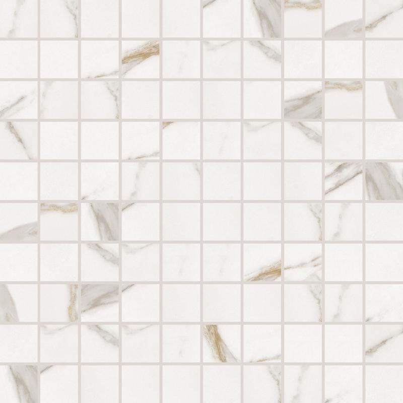 KEOPE ELEMENTS LUX Mosaico Calacatta Gold 30x30 cm 9 mm Geläppt