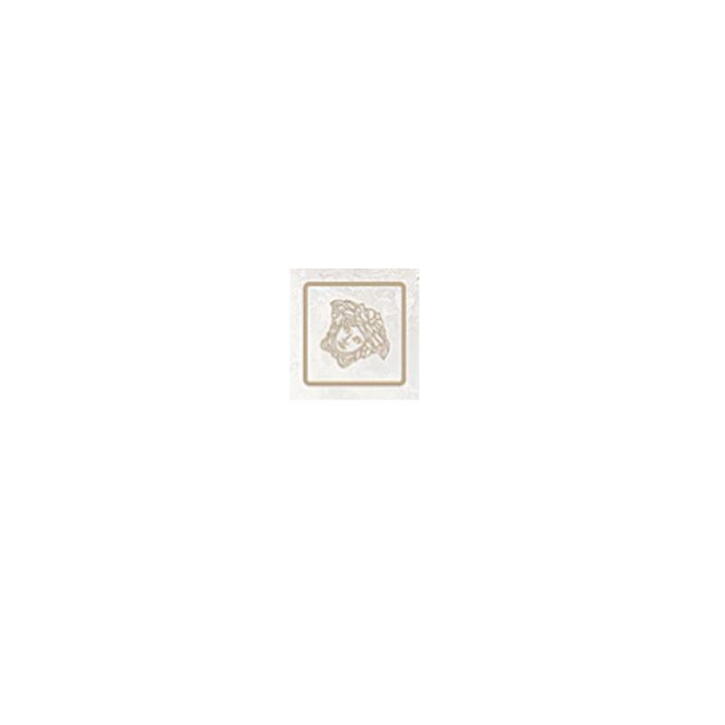 VERSACE EMOTE TOZZETTO ONICE BIANCO 4x4 cm 9.5 mm Geläppt