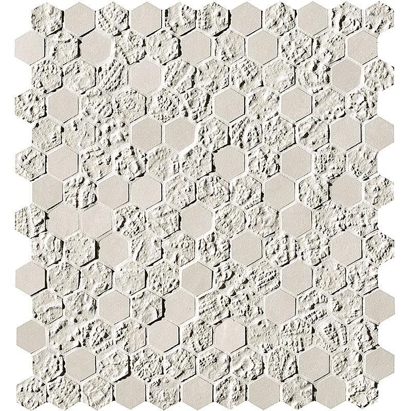 Fap BLOOM WHITE PRINT ESAGONO MOSAICO 29,5x32,5 cm 8.5 mm Matte