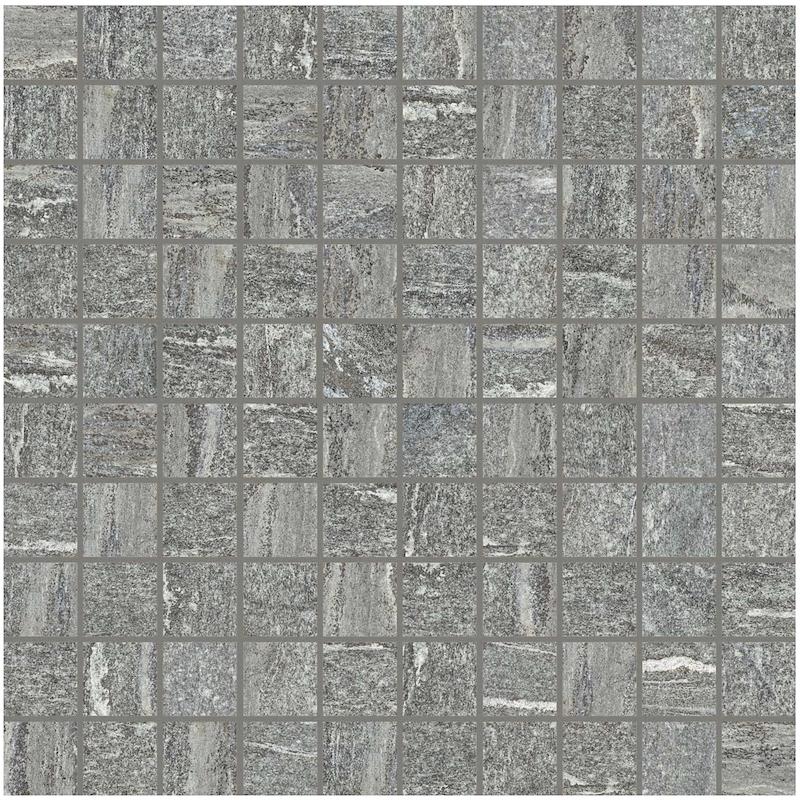 Architectural Design AIRTECH STOCKHOLM GREIGE HIGH GLOSSY MOSAICO 30x30 cm 9 mm glatt