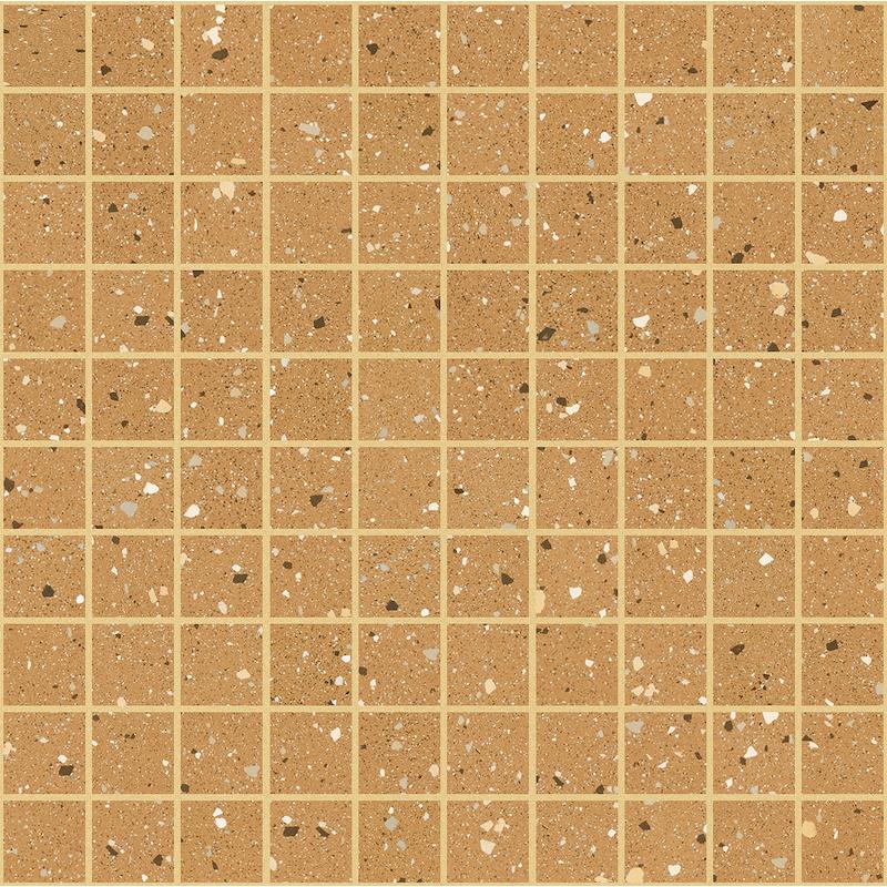 Architectural Design EARTHTECH/ SAVANNAH FLAKES MOSAICO 3X3 30x30 cm 9 mm Glänzend