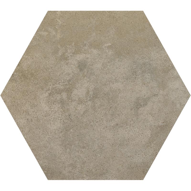 Gigacer ELEMENTA SMALL HEXAGON WARM STONE 18x16 cm 6 mm Matte