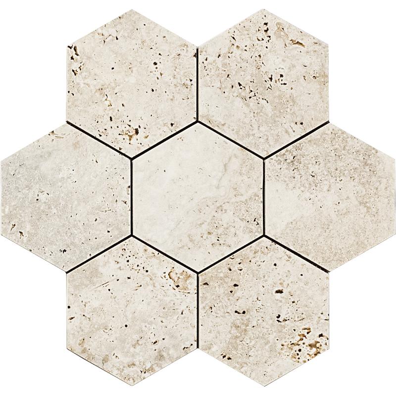 Cir HERITAGE Mosaico Esagona Ivory 36x31 cm 10 mm Matte