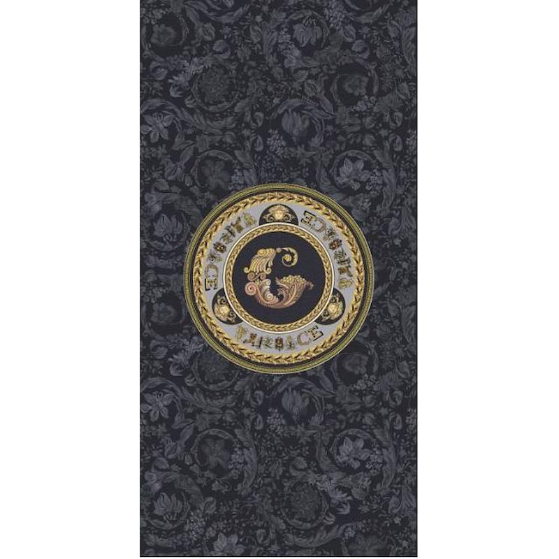 VERSACE ICONS ICONS VIRTUS GALA BLACK 60x120 cm 7 mm Matte