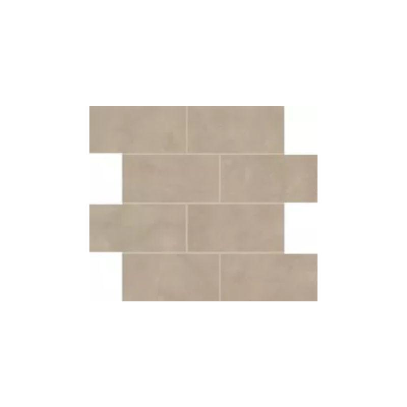 Architectural Design INDUSTRIAL Muretto Sfalsato Taupe 30x30 cm 6 mm Matte