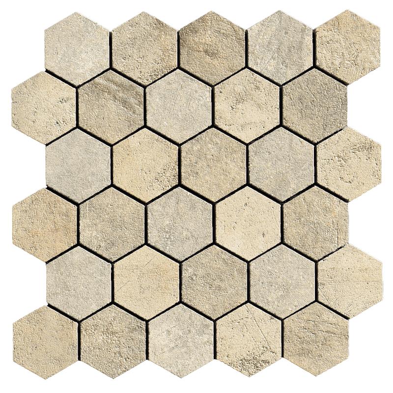 La Fabbrica AVA JUNGLE STONE DESERT ESAGONA 30x30 cm 8.8 mm Matte