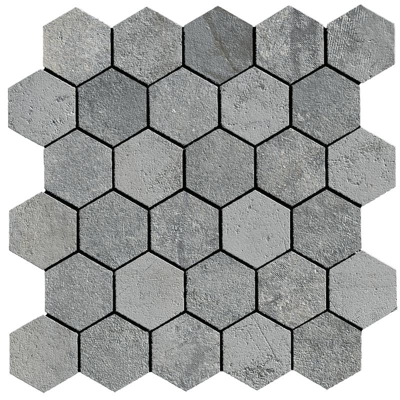 La Fabbrica AVA JUNGLE STONE Silver Esagona 30x30 cm 8.8 mm Matte