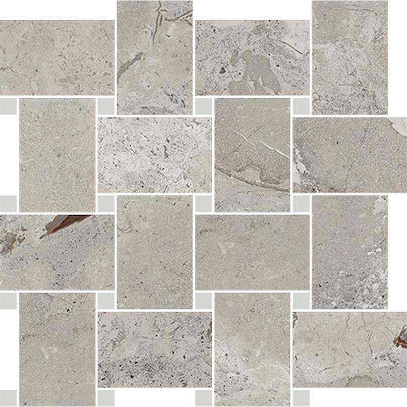 CERDOMUS Karnis Mosaico Contrasti Silver 30x30 cm 9 mm glatt