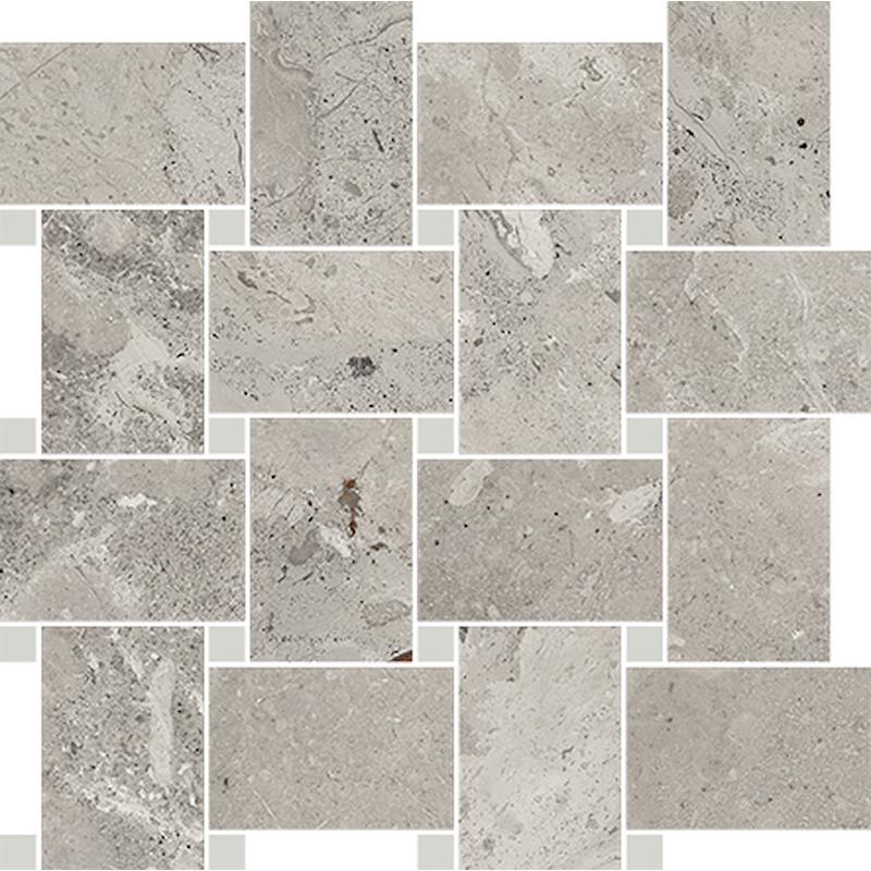 CERDOMUS Karnis Mosaico Contrasti Silver 30x30 cm 9 mm Matte