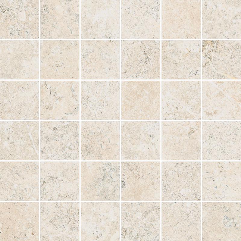 NOVABELL LANDSTONE Mosaico Raw White 30x30 cm 9 mm Matte