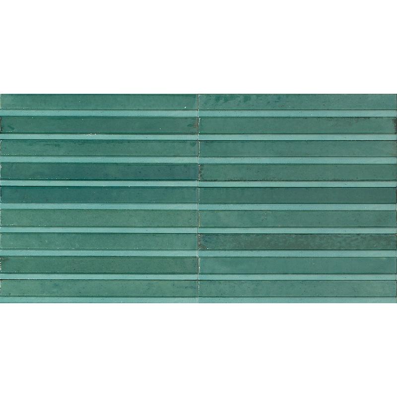 Marazzi LUME 3D Rake Emerald 6x24 cm 14 mm Lux