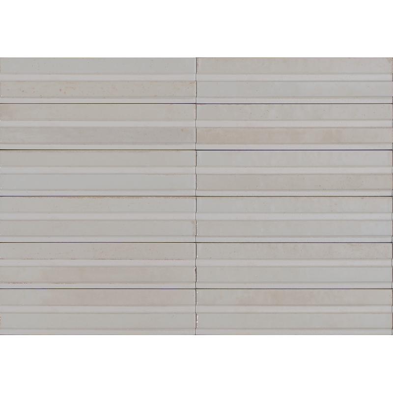 Marazzi LUME 3D Rake Off White 6x24 cm 14 mm Lux