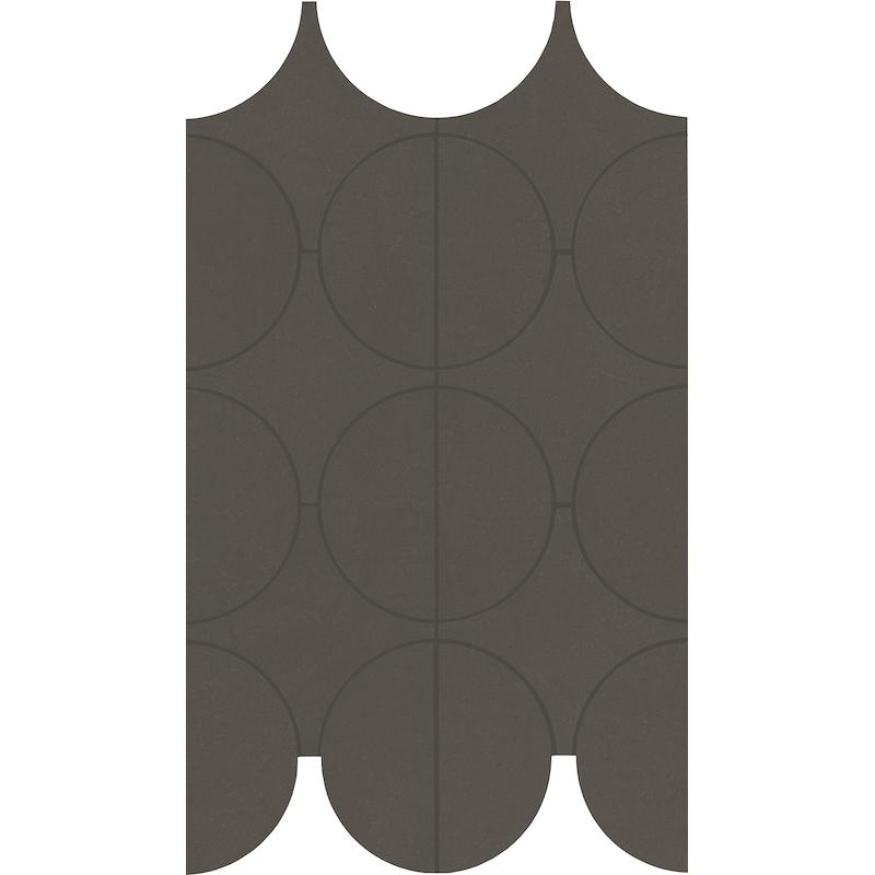 Marazzi CEMENTUM MOSAICO CARBON CERCHI 23,8x41,4 cm 10 mm Matte