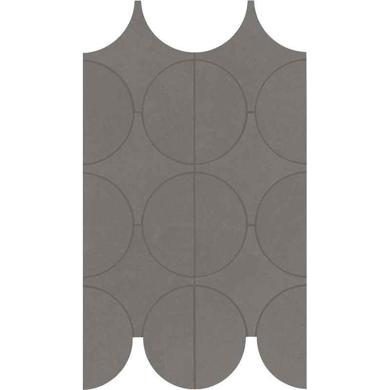 Marazzi CEMENTUM MOSAICO LEAD CERCHI 23,8x41,4 cm 10 mm Matte