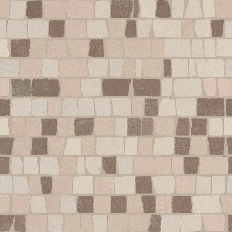 Marazzi MATERIAL MOSAICO SPACCATELLA MIX WHITE-BEIGE-GREIGE 30x30 cm 10 mm Matte