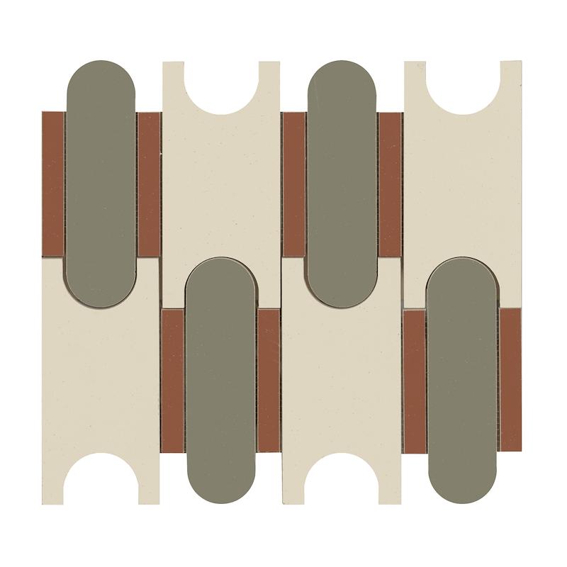 Marazzi MOMENTI MOSAICO PUZZLE AVORIO 30,6x32,8 cm 6 mm Matte