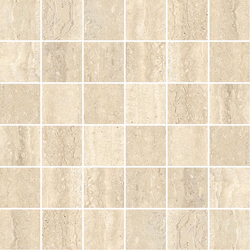 Marazzi MYSTONE TRAVERTINO Classico Mosaico 30x30 cm 10.5 mm Matte