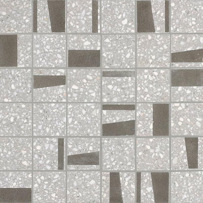 Marazzi PINCH LIGHT GREY MOSAICO 30x30 cm 10.5 mm Matte