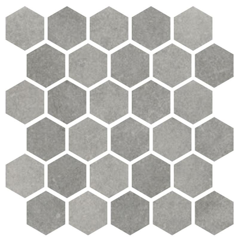 Cir MATERIA PRIMA Mosaico Esagona Metropolitan Grey 27x27 cm 10 mm Lux